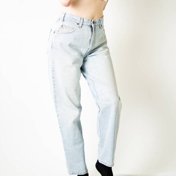 True Vintage 90s Levi 550s Faded Distressed Stonewash Denim Jeans - Picture 3 of 9
